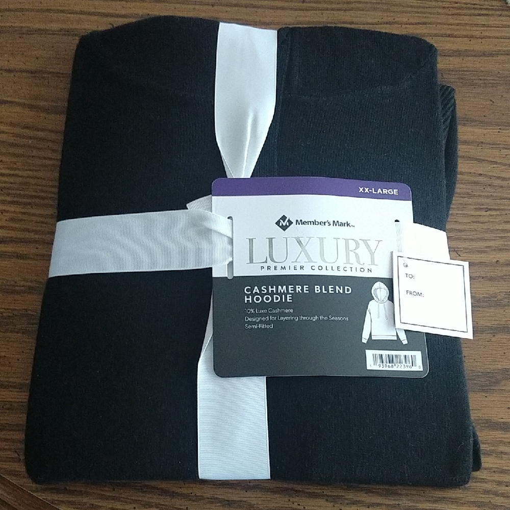 Luxury Cashmere Blend Hoodie